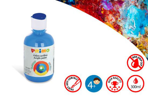Picture of PRIMO ACRYLIC PAINT 300ML BLUE CYAN